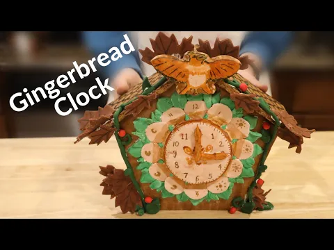 Delcious Gingerbread Clock from Hickory Dickory! | Board Game Bakes