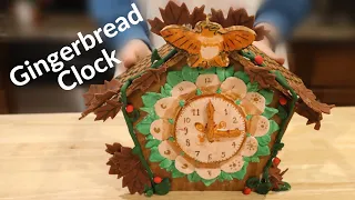 Delcious Gingerbread Clock from Hickory Dickory! | Board Game Bakes