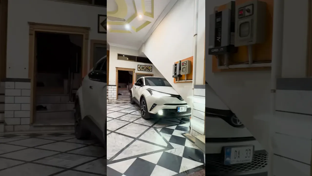 The Tightest Parking Space Ever! 😱 #parking #cars #home