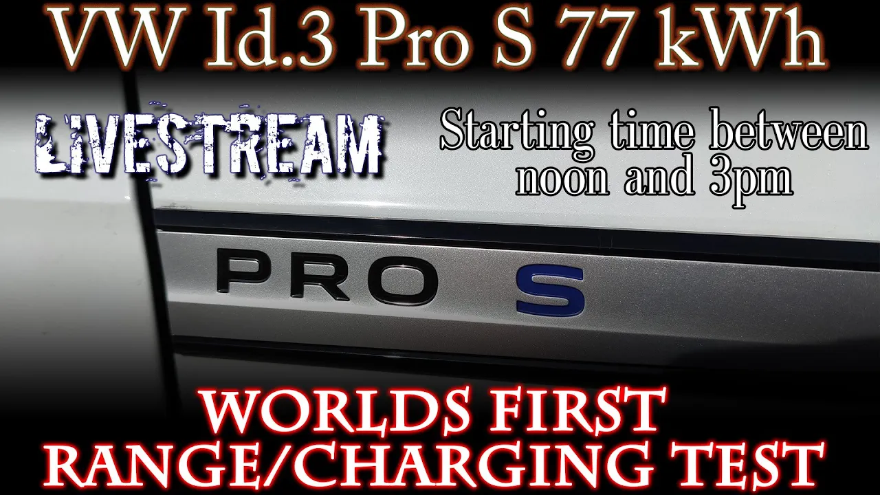 (live) Part 2 - VW Id.3 Pro S 77 kWh Range Charge test