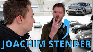 Besøger Joachim Stender og sender ham ud i elektrisk KIA...