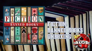 Fiction: Banned Books Board Game Unboxing | Components & First Look