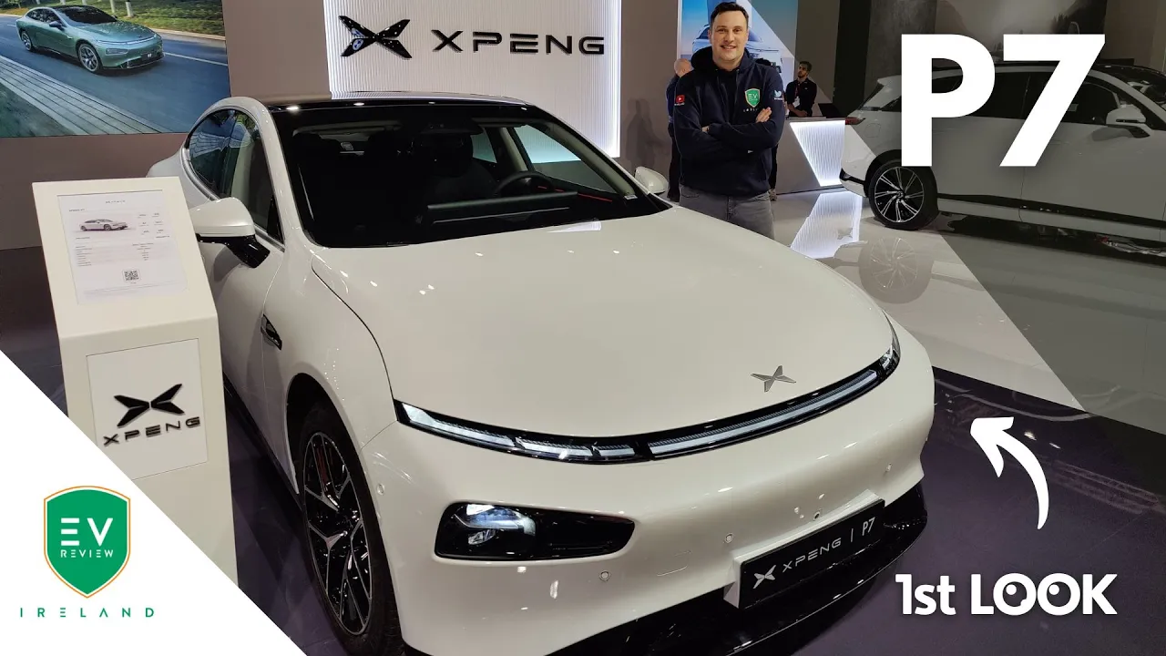 XPENG P7 -  1st Look Inside & Out of this Electric Sports Sedan