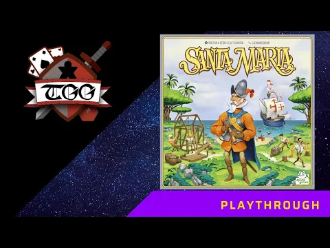 Santa Maria Board Game Playthrough