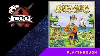 Santa Maria Board Game Playthrough