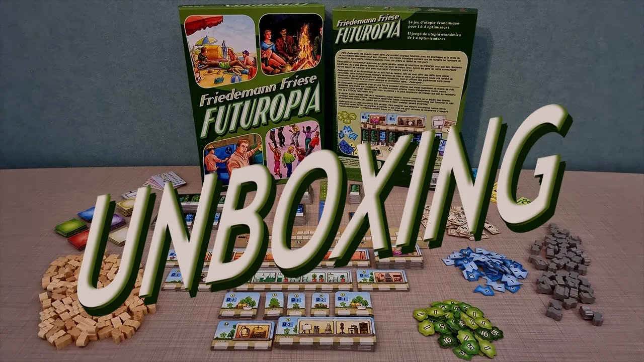 Futuropia - ASMR Board Game Unboxing