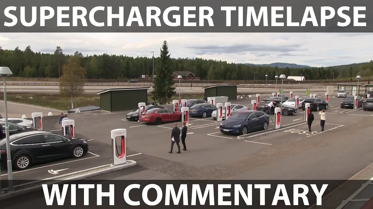 Nebbenes supercharger timelapse with commentary