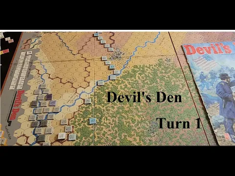 Devil's Den by Avalon Hill Turn 1 After Action Report