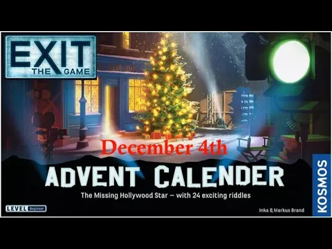 Exit The Game: The Missing Hollywood Star - December 4th