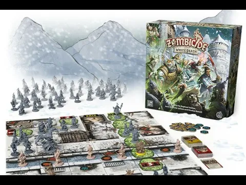 Zombicide White Death by CMON Avalanche Pledge Unboxing