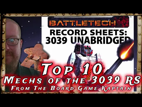 Top 10 Mechs of the 3039 Record Sheets Unabridged