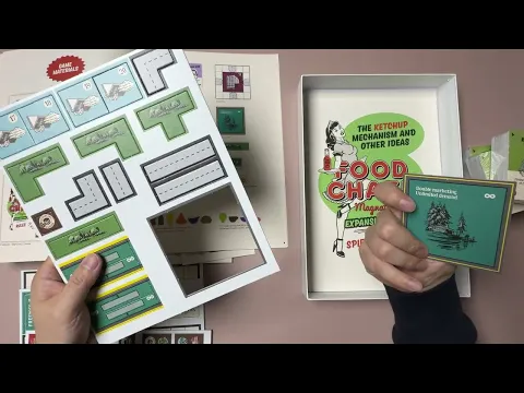 Food Chain Magnate: The Ketchup Mechanism & Other Ideas – Unboxing & Component Overview part01