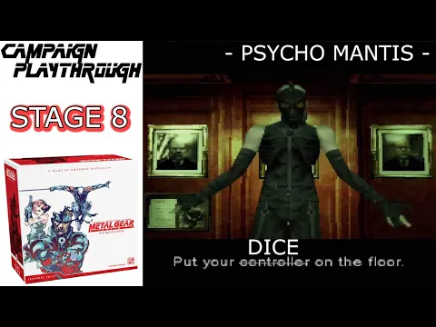 Metal Gear Solid: The Boardgame | Psycho Mantis Boss Battle