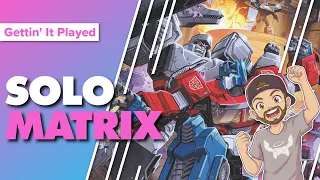 Transformers Deck-Building Game War on Cybertron Solo Playthrough and First Impressions
