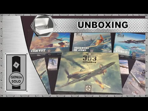 303 Squadron - Brettspiel - Unboxing - deutsch