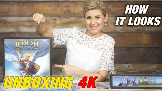 Heroes of Might and Magic III: The Board Game Unboxing ( On Table: High Quality 4K )