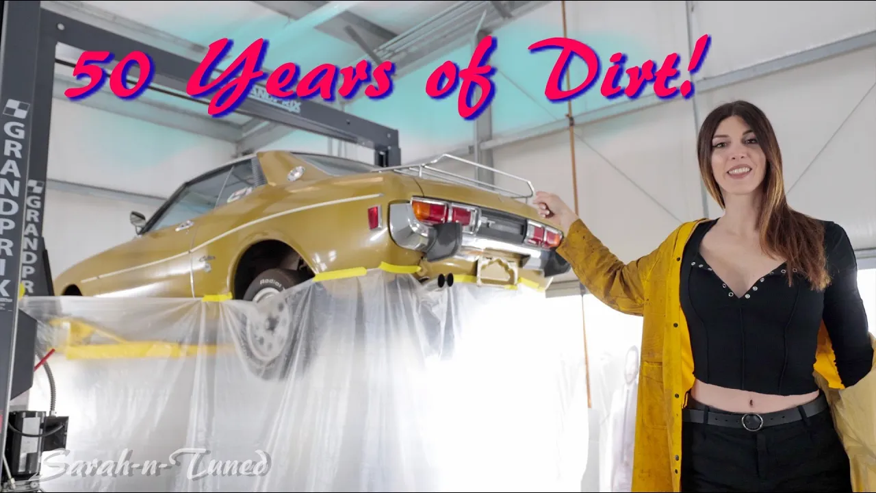 BY FAR The Hardest Yet!.. // Dry Ice Blasting a 1974 Toyota Celica