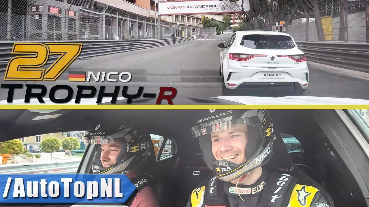 MEGANE RS TROPHY R on MONACO GP Track w/ Nico Hülkenberg by AutoTopNL