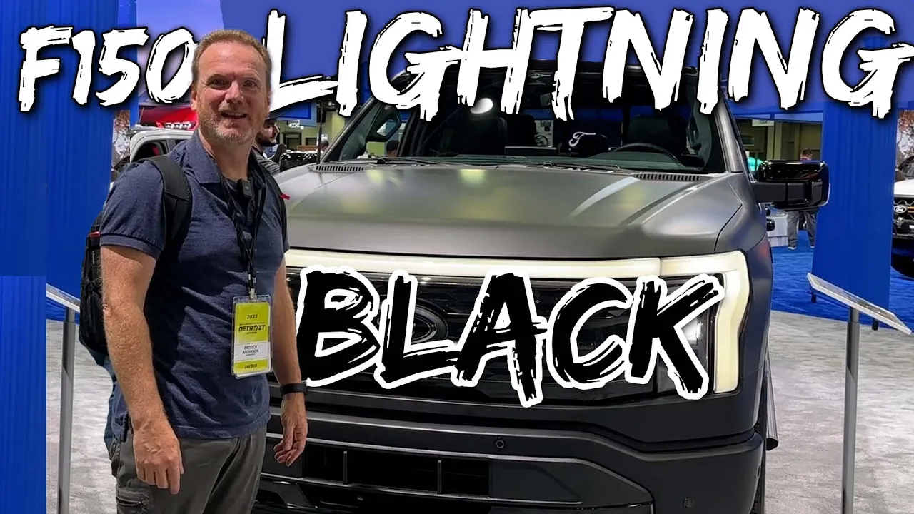 SPECIAL EDITION - 2024 Ford F-150 Lightning Platinum Black