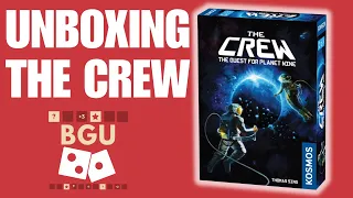 The Crew - Quest for Planet Nine Card Game Unboxing