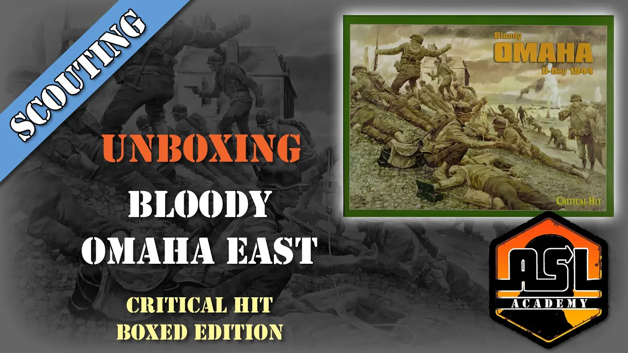 Advanced Squad Leader Scouting Report 62 - CH Omaha East BOXED Edition