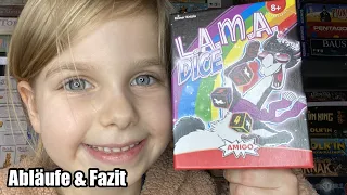 Lama Dice (Amigo) - Abläufe inkl. gameplay und Fazit - ab 8 Jahre aber auch für Jüngere
