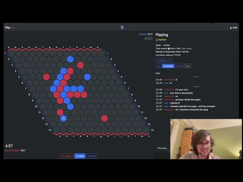 Hex Monthly tournament on PlayHex (September 2024)
