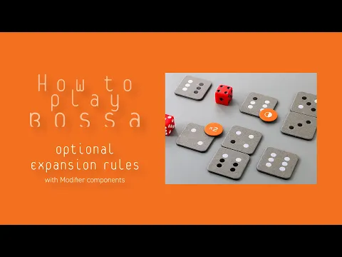 [2023 New Feature] How to Play Bossa: Optional Expansion Rules, board game