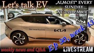 (live) Let's talk EV - Kia EV6 test coming soon