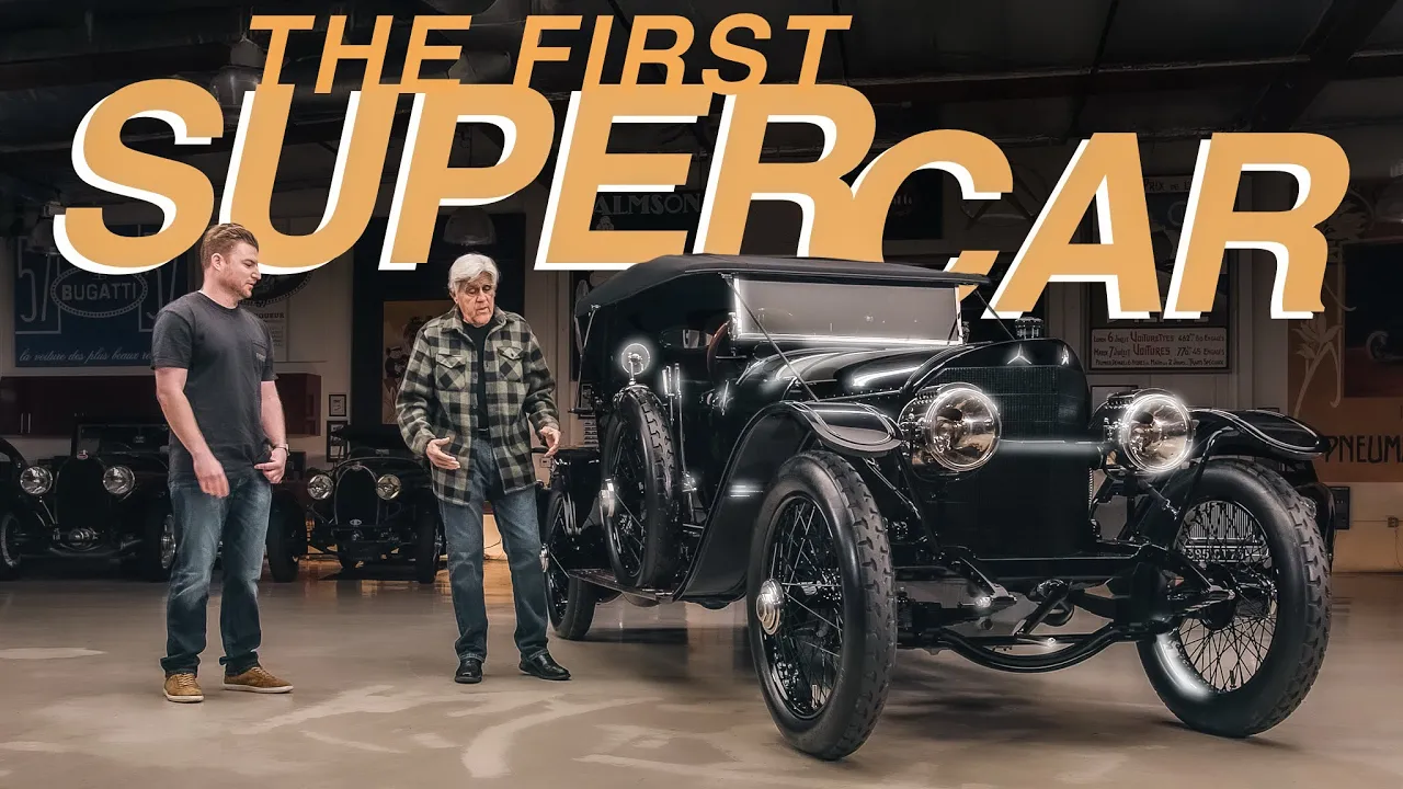 Jay Leno Drives the First Supercar: 1913 Mercedes 3795 Double Phaeton Torpedo | Jay Leno's Garage