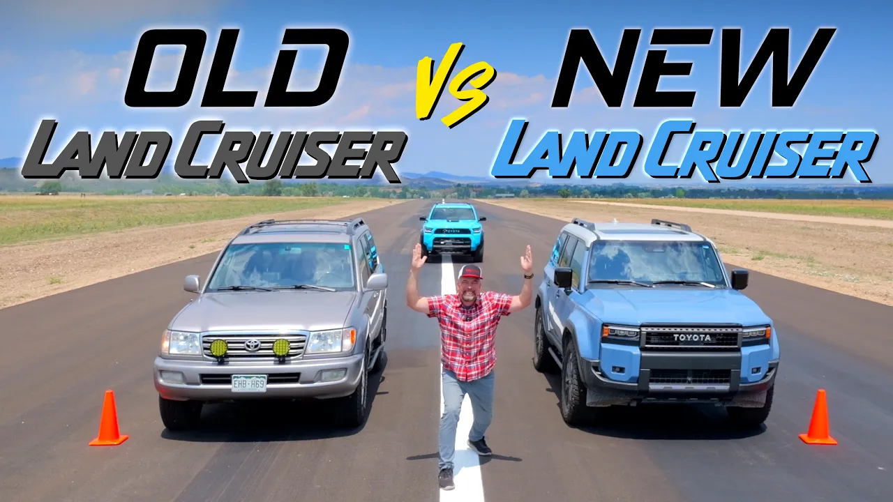 Old vs New Land Cruiser Drag Race: Can a 4-Cylinder Turbo Really Beat a V8?