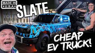CHEAP electric truck / Slate Auto's customizable EV Pickup & SUV!