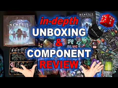 Nemesis: Retaliation | Sci-Fi Survival Horror Board Game DETAILED UNBOXING & COMPONENT REVIEW