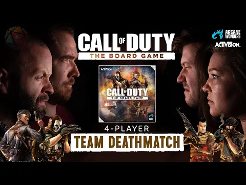 EXCLUSIVE | 4 Player Team Deathmatch Gameplay | Call of Duty The Board Game Playthrough