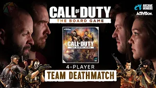 EXCLUSIVE | 4 Player Team Deathmatch Gameplay | Call of Duty The Board Game Playthrough
