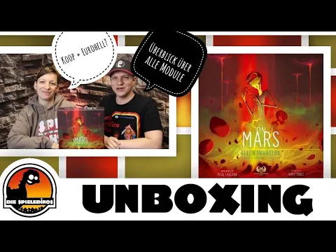 On Mars Alien Invasion Erweiterung - Überblick über die 4 Module & Unboxing