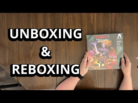 Risk: 2210 AD - Frontline Expansion - Board Game Unboxing & Reboxing - What's Inside the box?