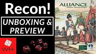 Recon! Unboxing & Preview of Alliance