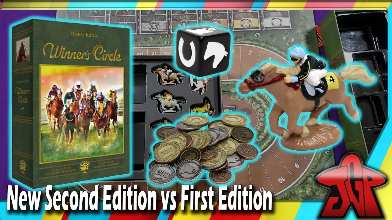 Winner's Circle DiceTree Games Second Edition unboxing (and First Edition comparison)