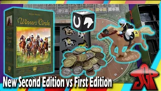 Winner's Circle DiceTree Games Second Edition unboxing (and First Edition comparison)