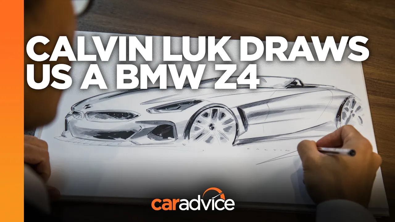 Calvin Luk draws CarAdvice a BMW Z4 | CarAdvice