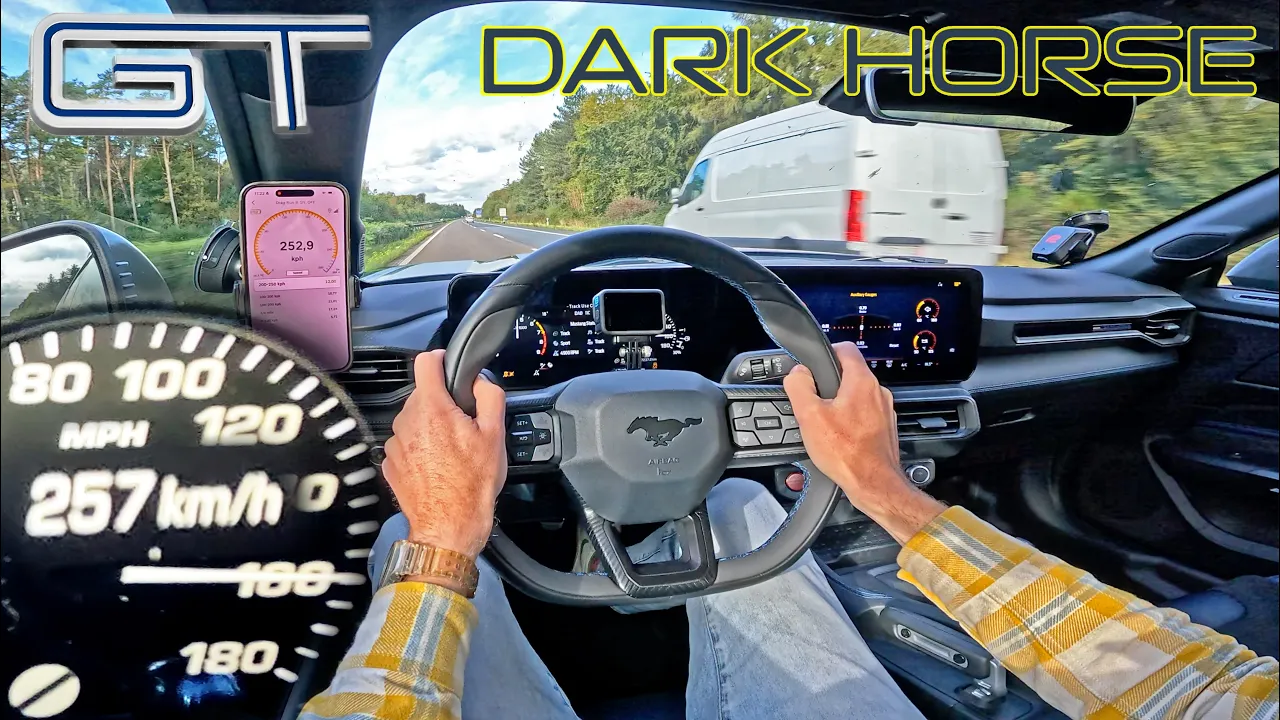 2026 FORD MUSTANG DARK HORSE is V8 HOPE in DARK TIMES on AUTOBAHN!