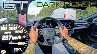 2026 FORD MUSTANG DARK HORSE is V8 HOPE in DARK TIMES on AUTOBAHN!