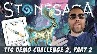 Stonesaga: Challenge 2 Playthrough, PART 2 (Tabletop Simulator Demo)
