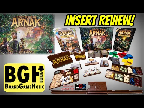 Lost Ruins Of Arnak Insert Review - BoardGameHolic | Hard 2 Master