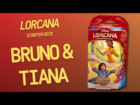 Disney Lorcana Reign of Jafar Starter Deck - Amber and Amethyst | Inside with João Ricardo Ep838