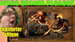 Foes of Middle-Earth - Another Lord Of The Rings Minis Game! (D+) Kickstarter Critique Review