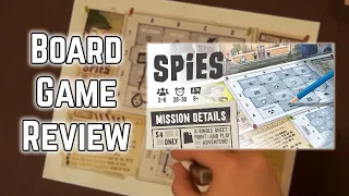 Board Game Review - Spies! - First Play Thoughts