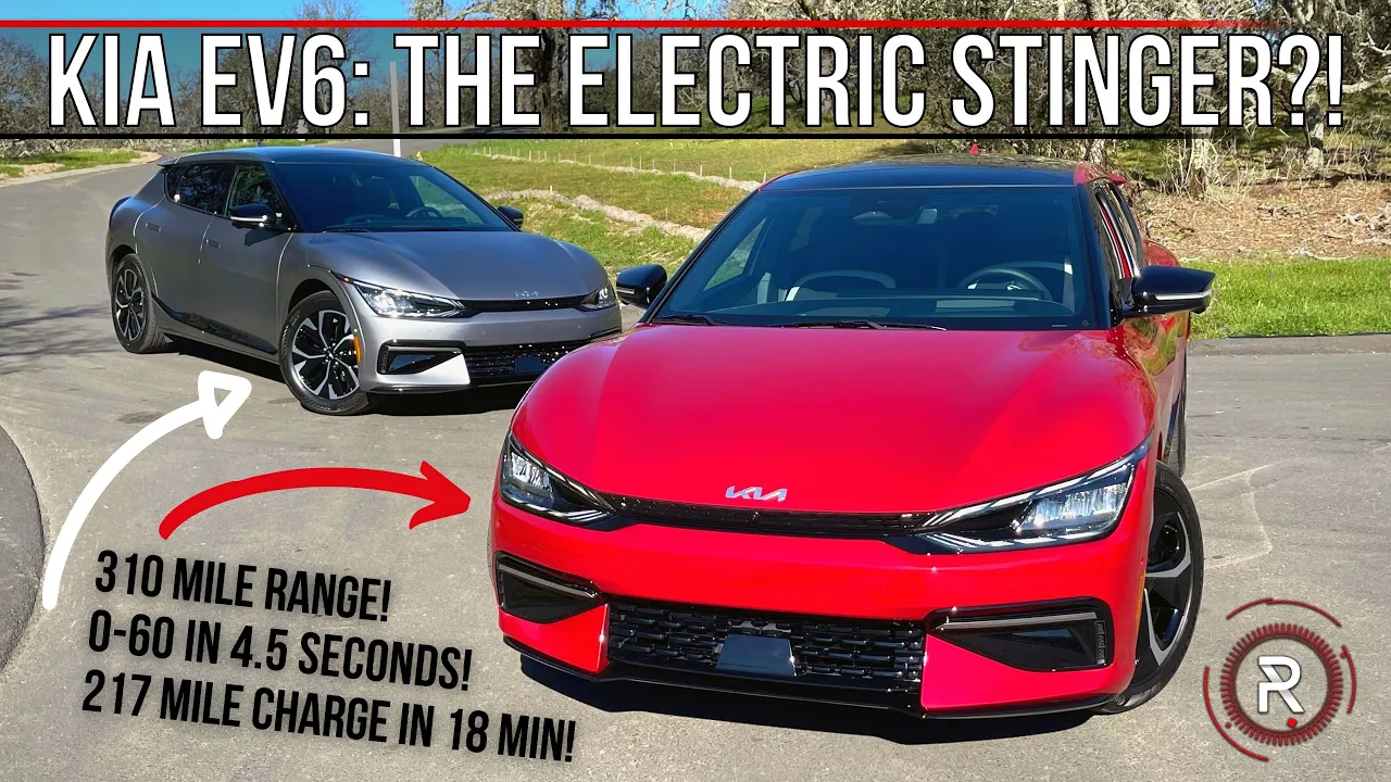 The 2022 Kia EV6 GT-Line Is A Sporty Electric Stinger-Like Crossover