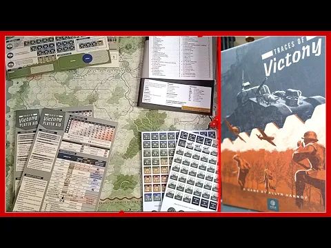 Traces of Victory - WW2 Wargame - Vuca Simulations - Unboxing and impressions